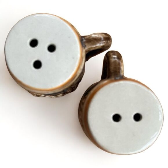 Vintage Mini Beer Stein Replica Salt Pepper Shakers with Stoppers - Picture 9 of 15